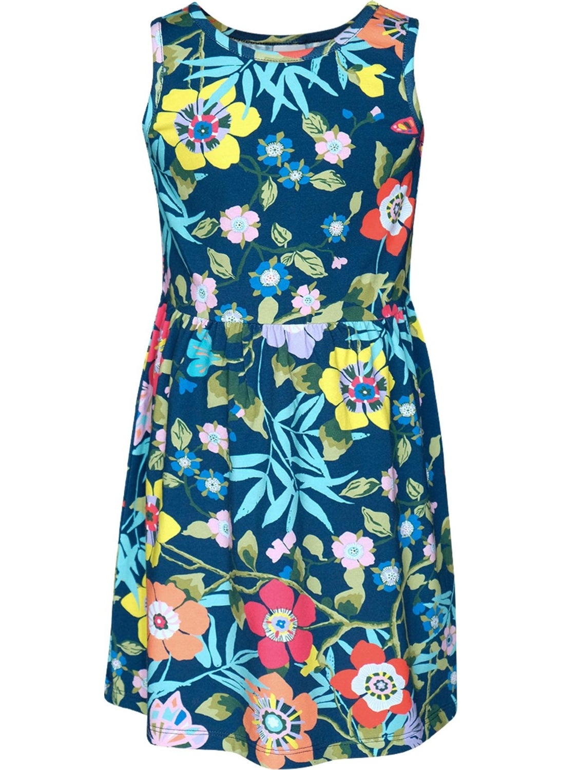 Macro Farm House Girl's Patterned Dress