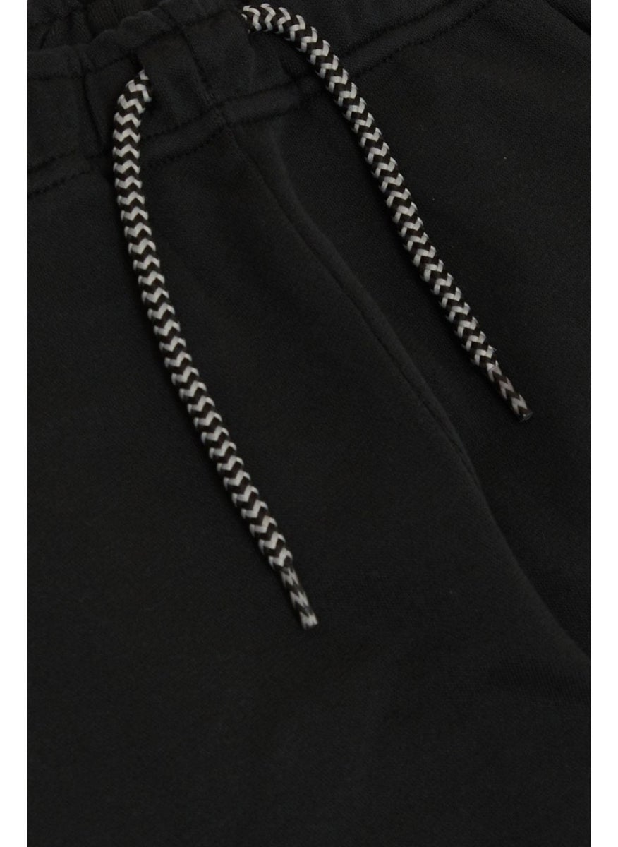 Boy Child with Bottom Lace Accessory, Elastic Waist, 4-8 Years, Anthracite