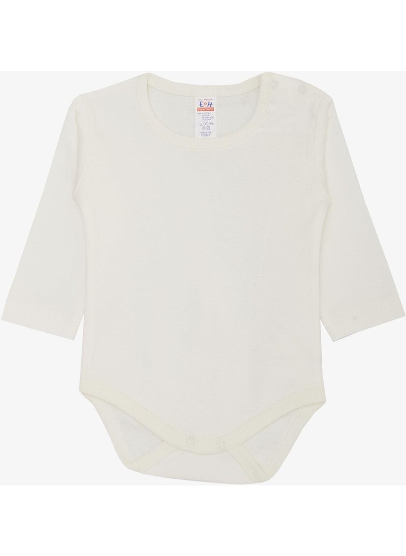 Baby Boy Bodysuit 3-Piece Set Cute Bear Embroidered Hooded 4 Months-1 Years, Orange