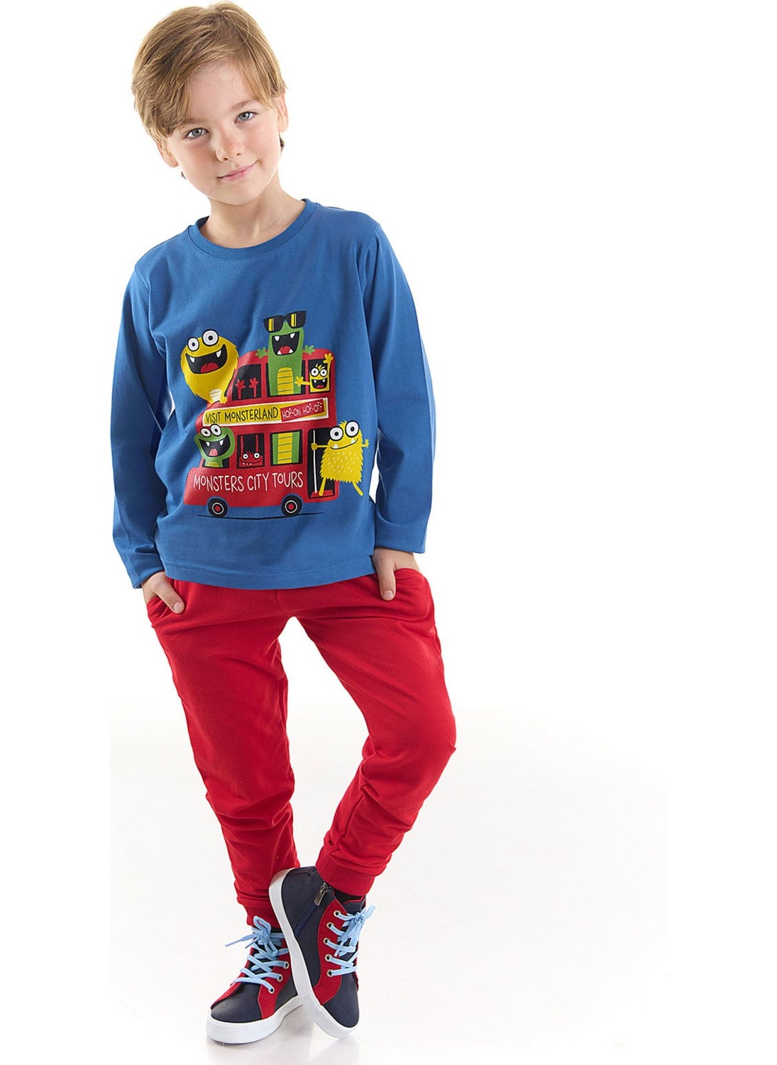 Monster Tours Boy T-Shirt Pants Set