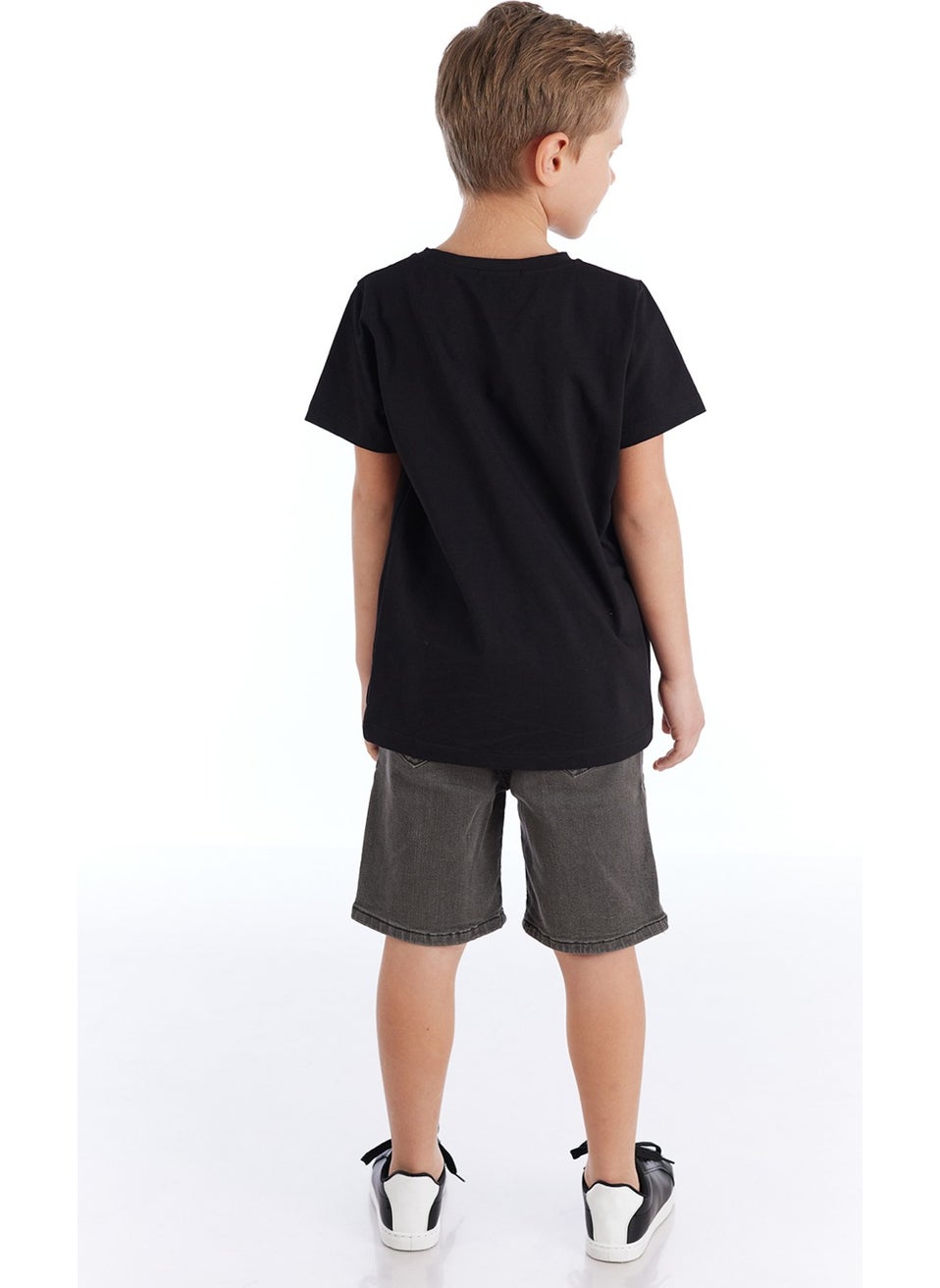 Fast Boy Denim Shorts Set