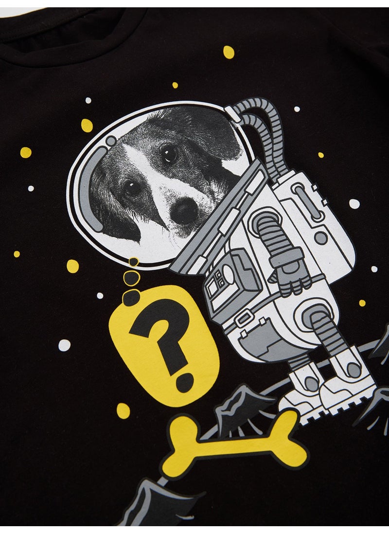 Astronaut Dog Boy T-Shirt Pants Set
