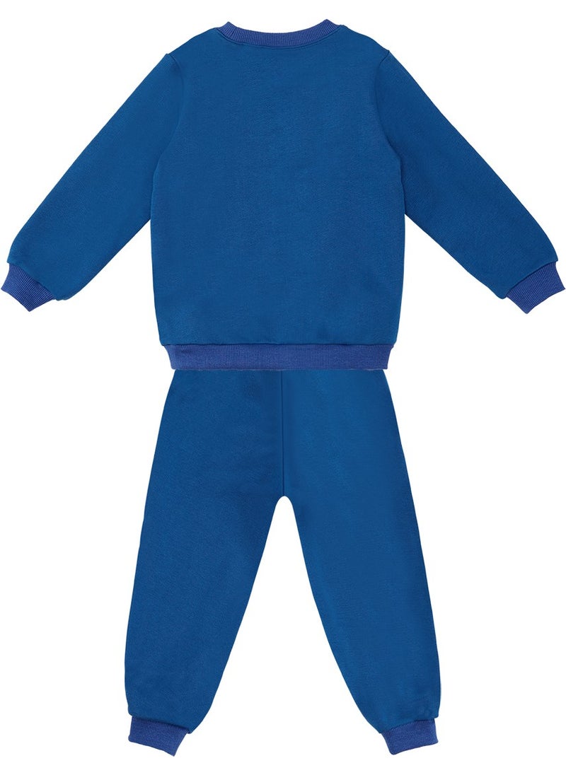 Firefighter Baby Boy Navy Blue Tracksuit