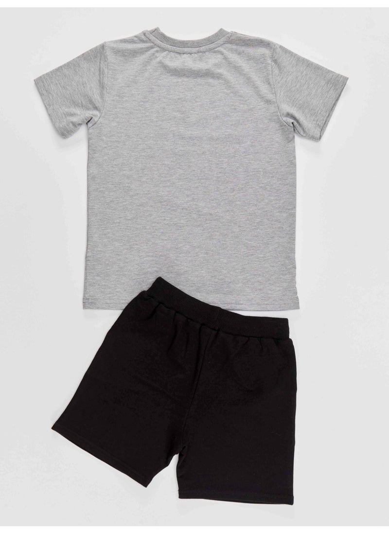 Pirate Crocodile Boy T-shirt Shorts Set