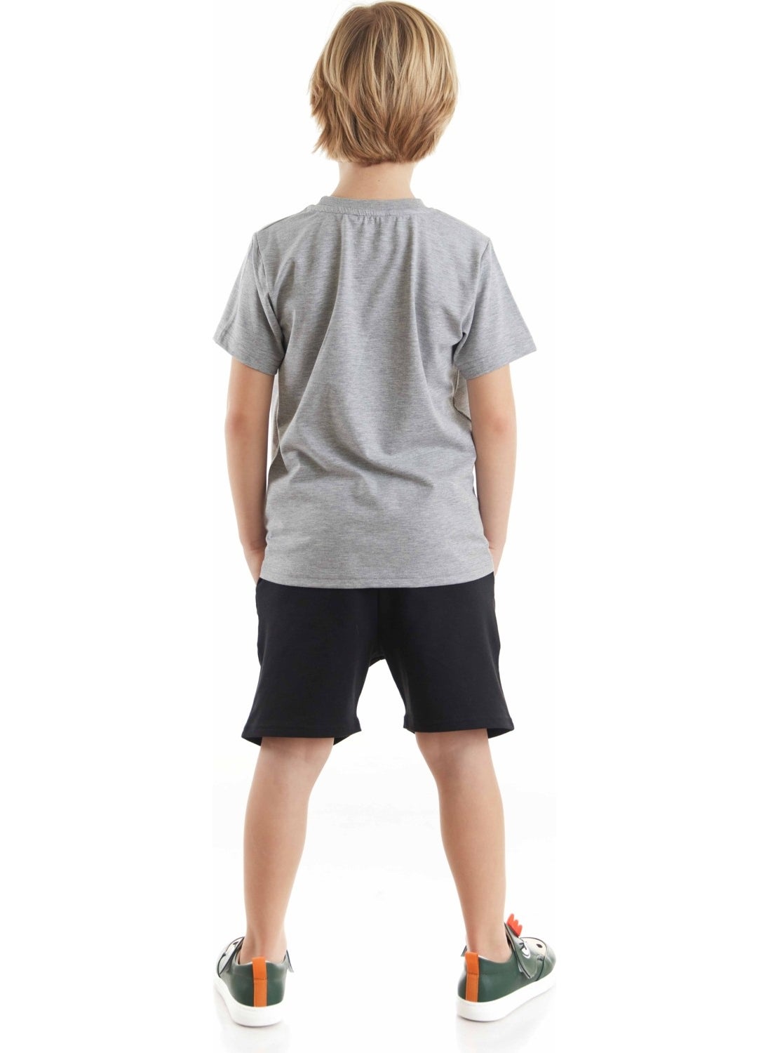 Pirate Crocodile Boy T-shirt Shorts Set