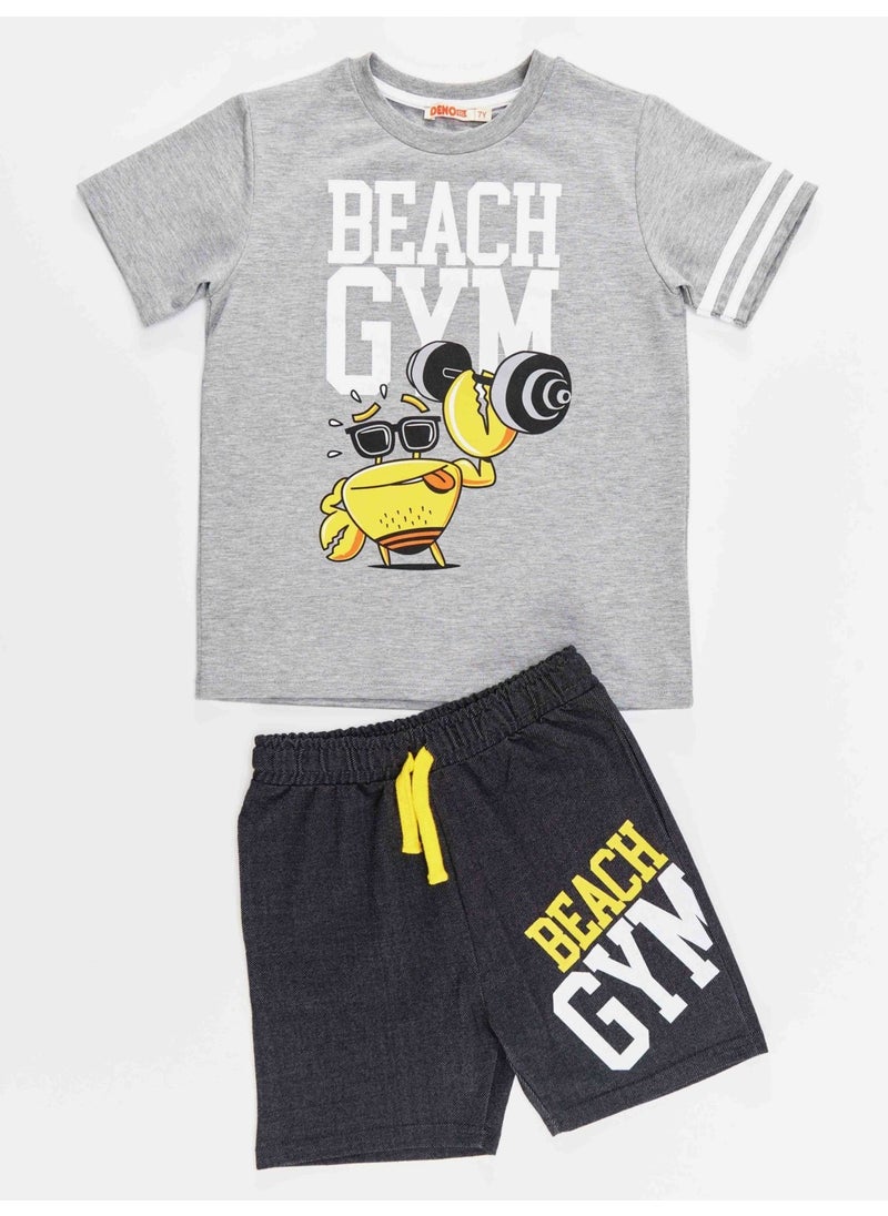 Beach Gym Boy T-shirt Shorts Set