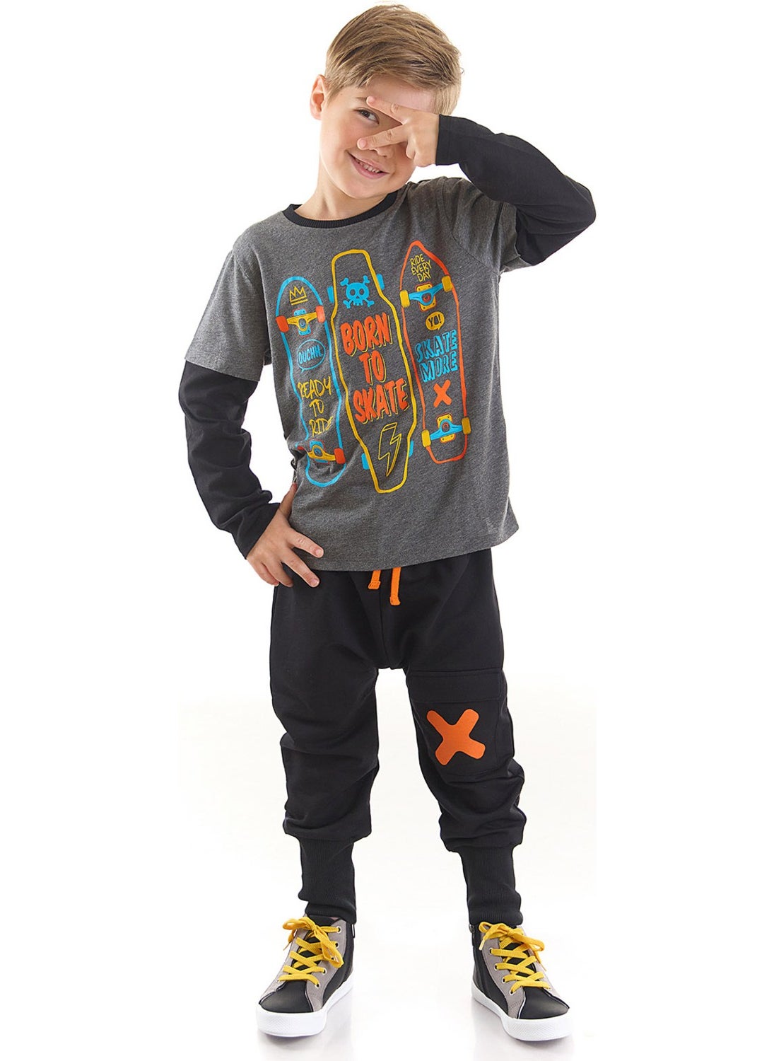 Skate Boy T-Shirt Pants Set
