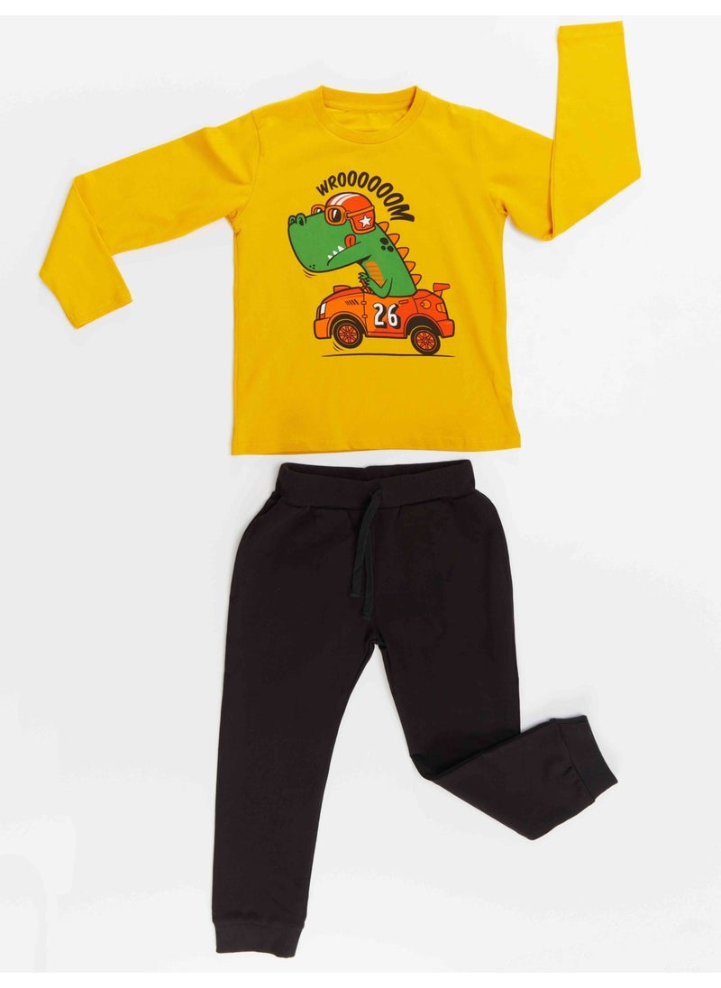 Racer Crocodile Boy T-Shirt Pants Set