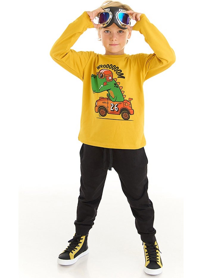 Racer Crocodile Boy T-Shirt Pants Set