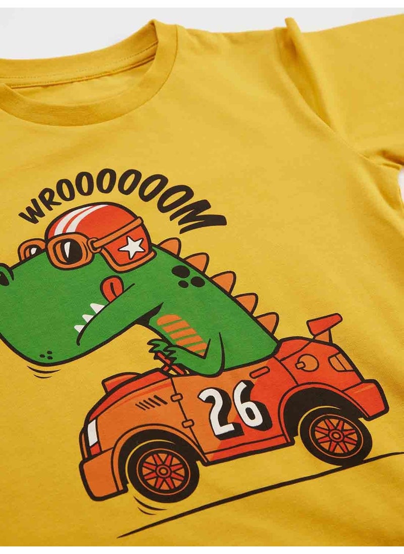 Racer Crocodile Boy T-Shirt Pants Set
