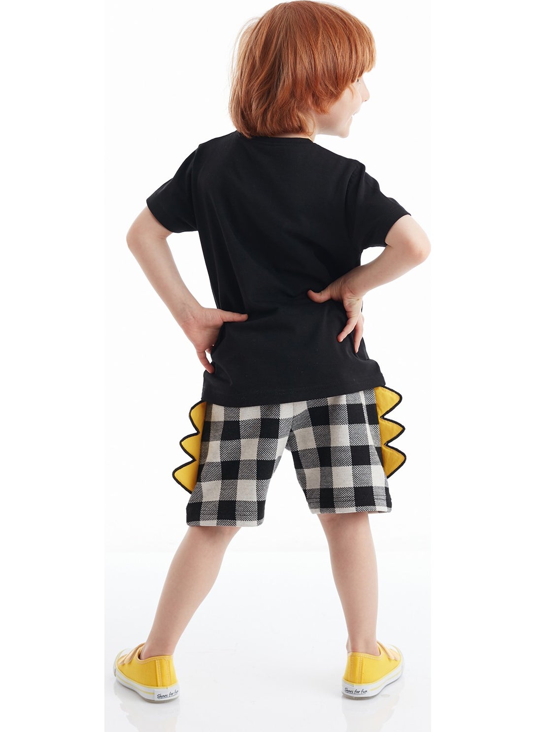 Yo Dino Boy Shorts Set