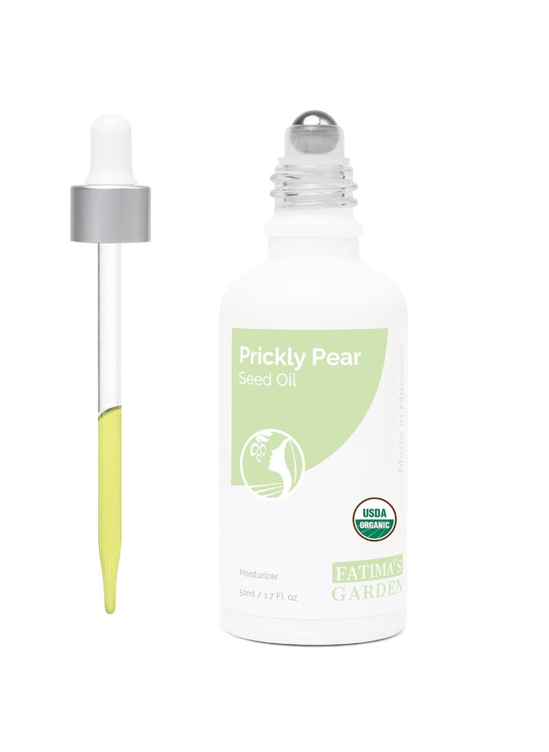 Fatima's Garden Prickly Pear Seed Oil - Organic Anti-Aging Serum, 50ml