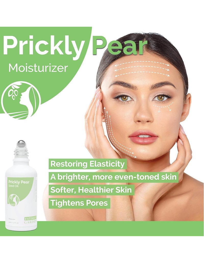 Fatima's Garden Prickly Pear Seed Oil - Organic Anti-Aging Serum, 50ml