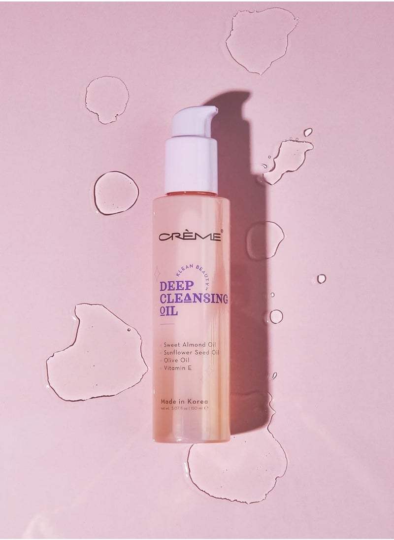 The Crème Shop Deep Cleansing Oil - Klean Beauty Korean Face Oil