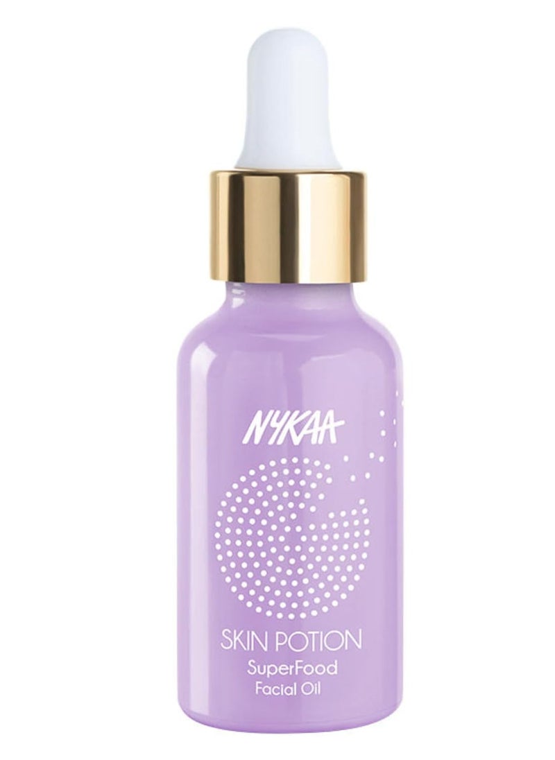 Nykaa Naturals Skin Potion Superfoods Facial Oil - Fortifying and Strengthening Face Oil for Dry Skin - Boosts Hydration, Clears Clogged Pores - 1 oz
