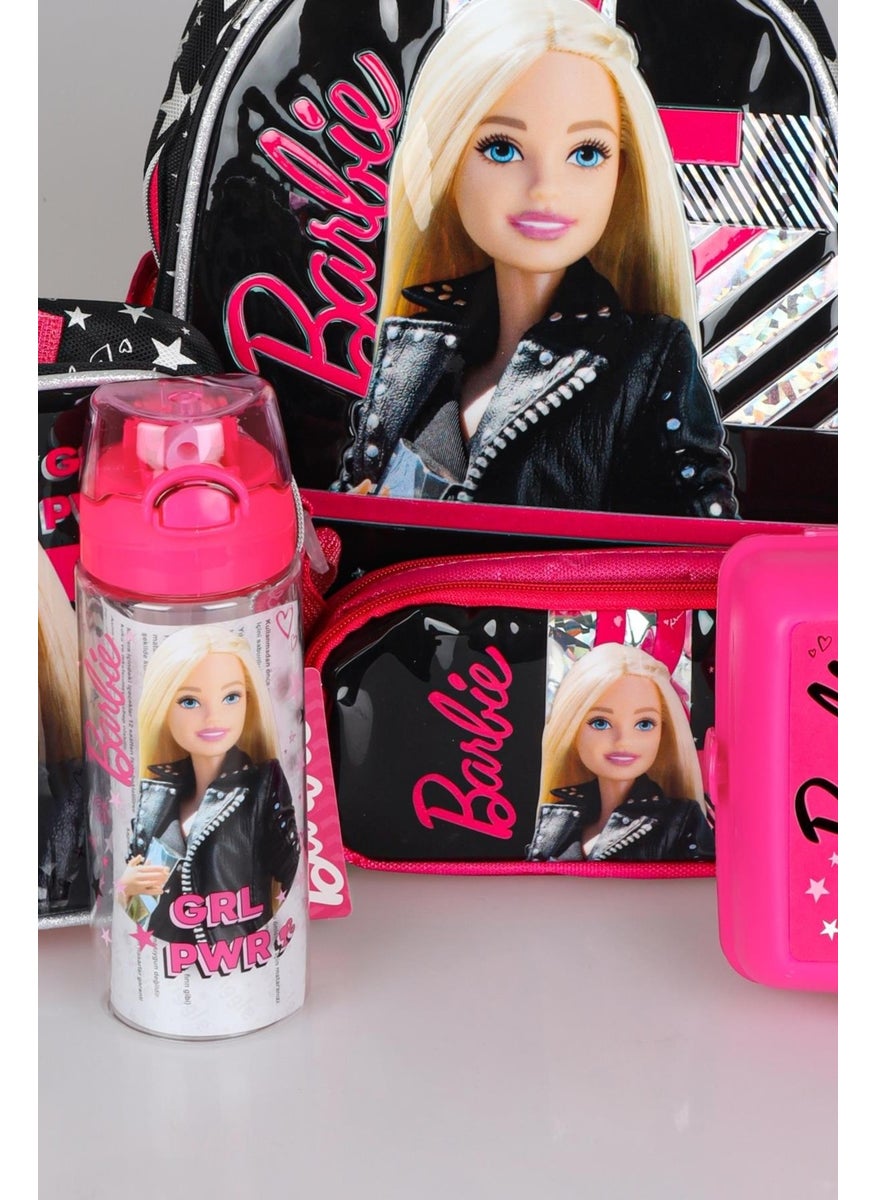 Dekomus with New Season Licensed Girl Power Kindergarten, Nutrition and Pencil Bag with 500 ml Water Bottle, Nutrition Bowl Set