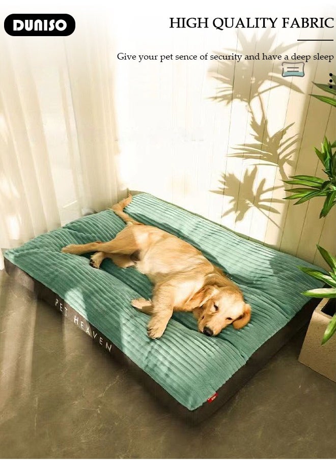 Dog Bed, Non-Slip Pet Sofa Lounger Puppy Couch Removable Machine Washable Cover Cushion Big Cat Kennel Cot, Medium Large Adult Dogs Kitten Sleeping Mattress
