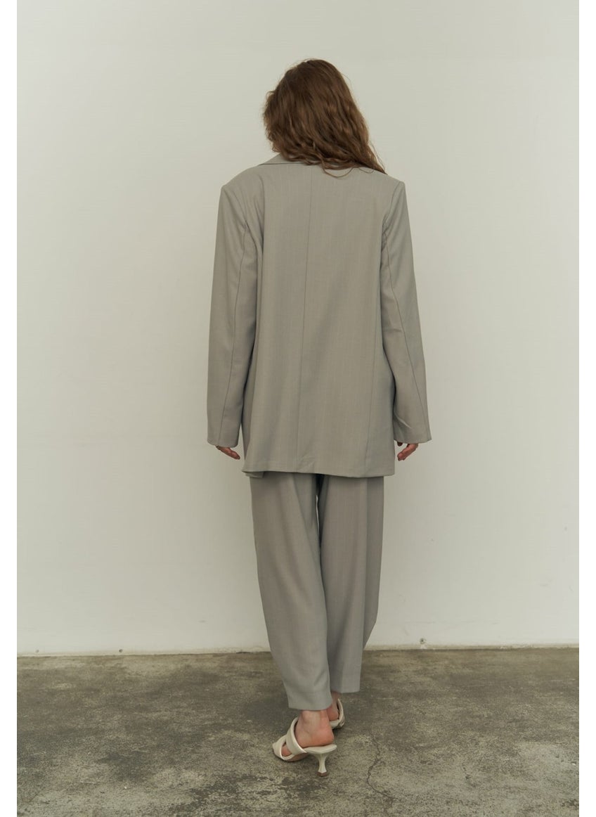 Polly Gray Triple Jacket Set