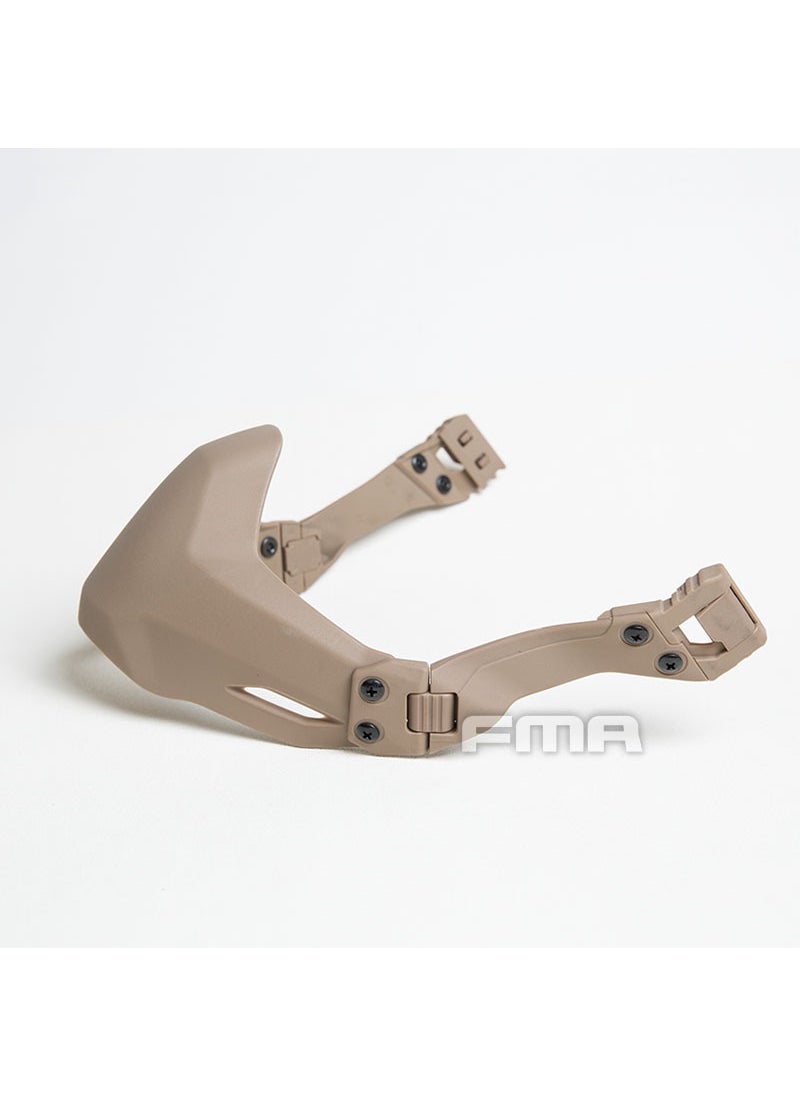 Fma Tactical Helmet Track Specialized Face Mask Universal Foldable Semi-sealed Protective Mask Tb1364/tb1363 TB1363-Sand color