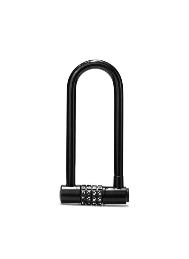 5-Digit Combination Bike Lock - Reflective Steel Cable Lock for Mountain and Road Bikes