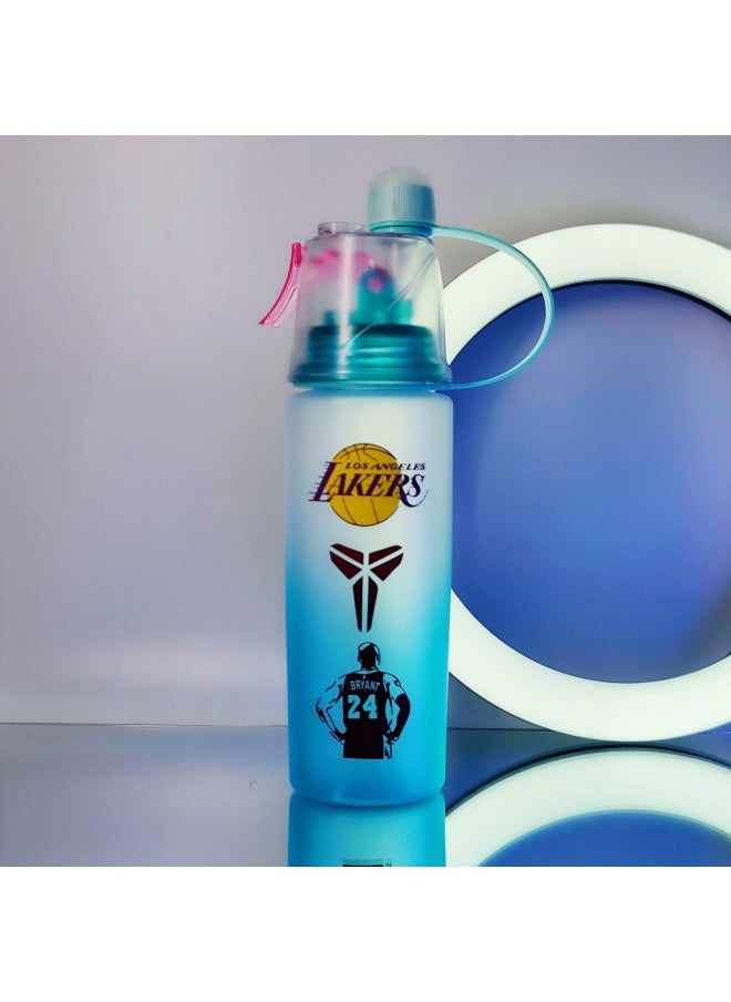 HUA LANG Star Spray Cup Frosted Transparent-Color:Kobe Gradient Plus Exquisite Color Box Plus Cleaning Tools-Capacity:501-600ml