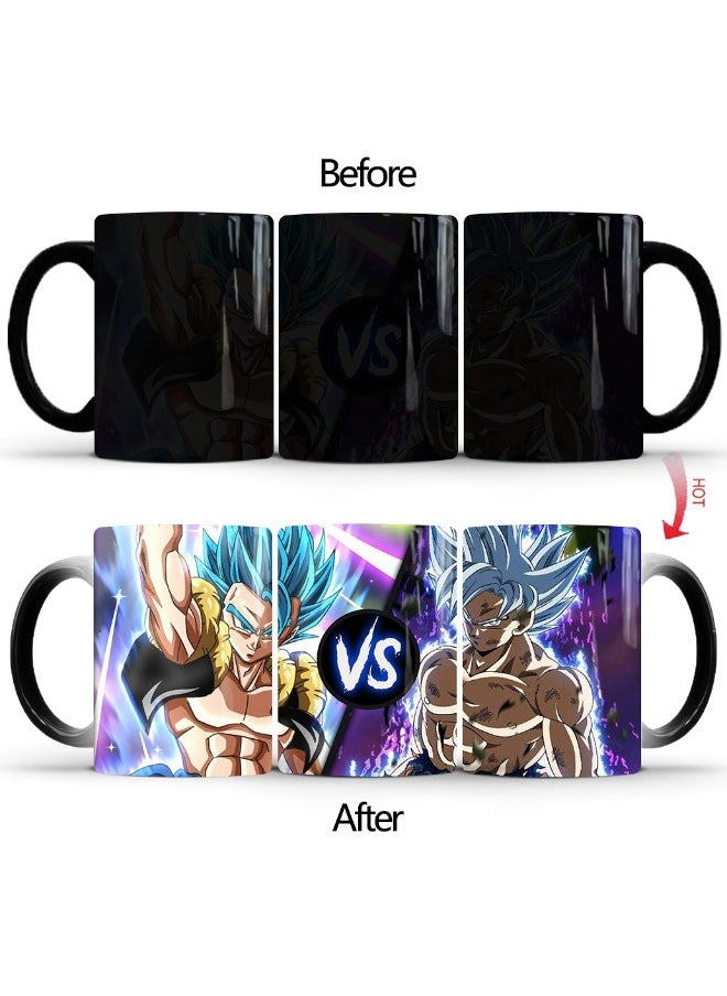 1 Pcs Personality Creative Dragon Ball Super Color-Changing Mug Printed Ceramic Mug 350ml