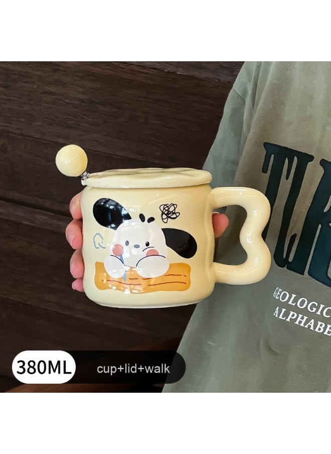 Personality Cute Pacha Coffee Mug Ceramic Mug 380ml