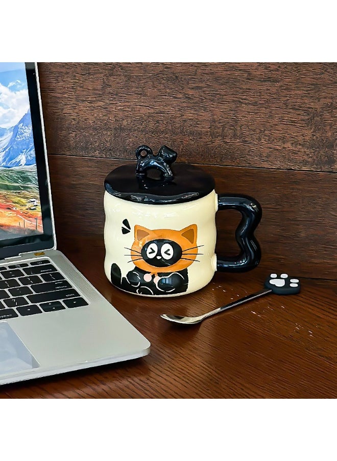 Personality Cute Cat Coffee Mug Ceramic Mug 380ml