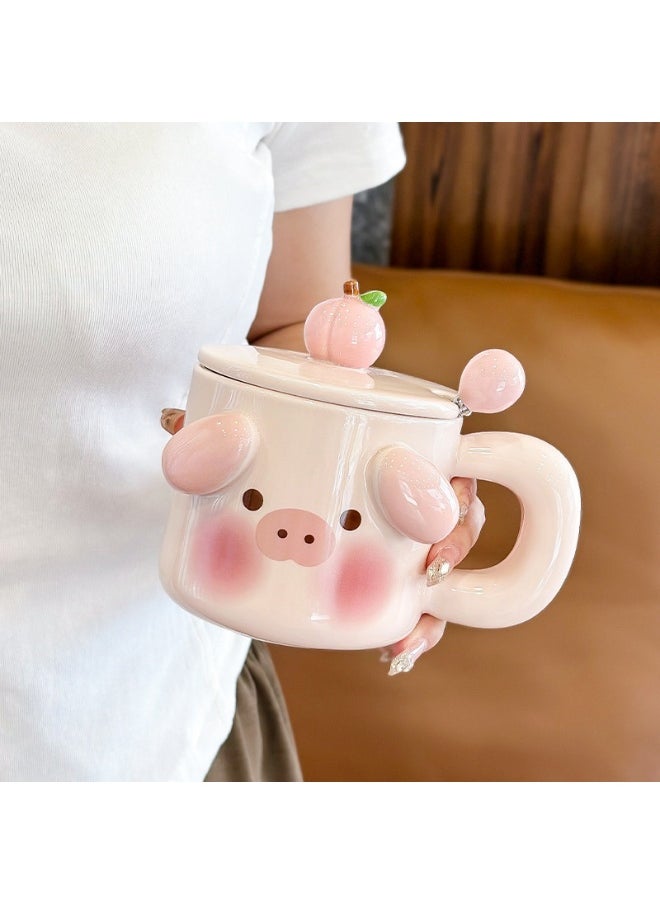 Personality Cute Animal Coffee Mug Ceramic Mug 480ml