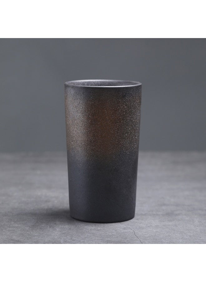 Retro Creative Coarse Pottery Coffee Mug Niche Design Ceramic Kiln Tea Cup 220ml