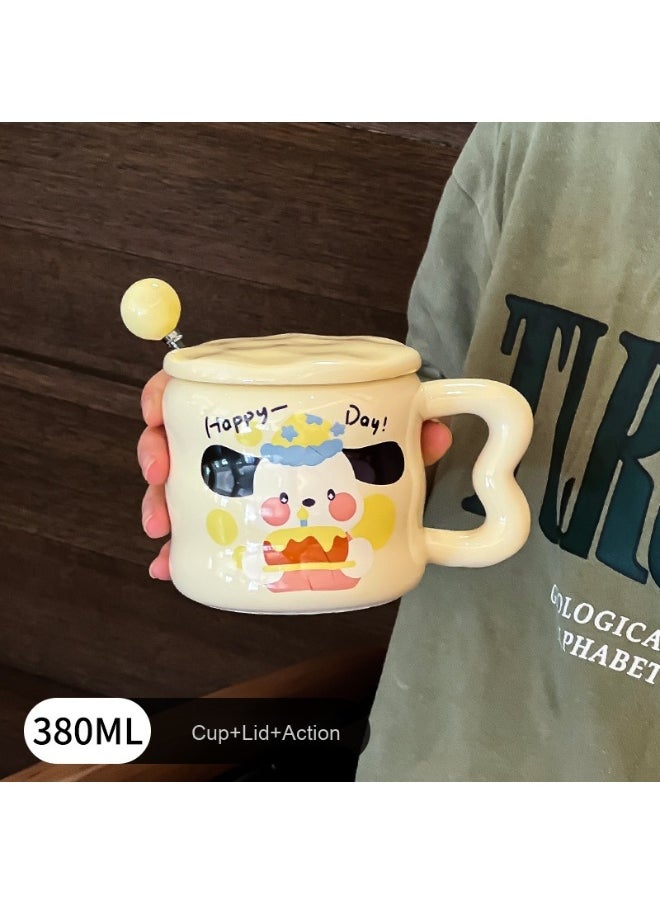 Personality Cute Pacha Coffee Mug Ceramic Mug 380ml