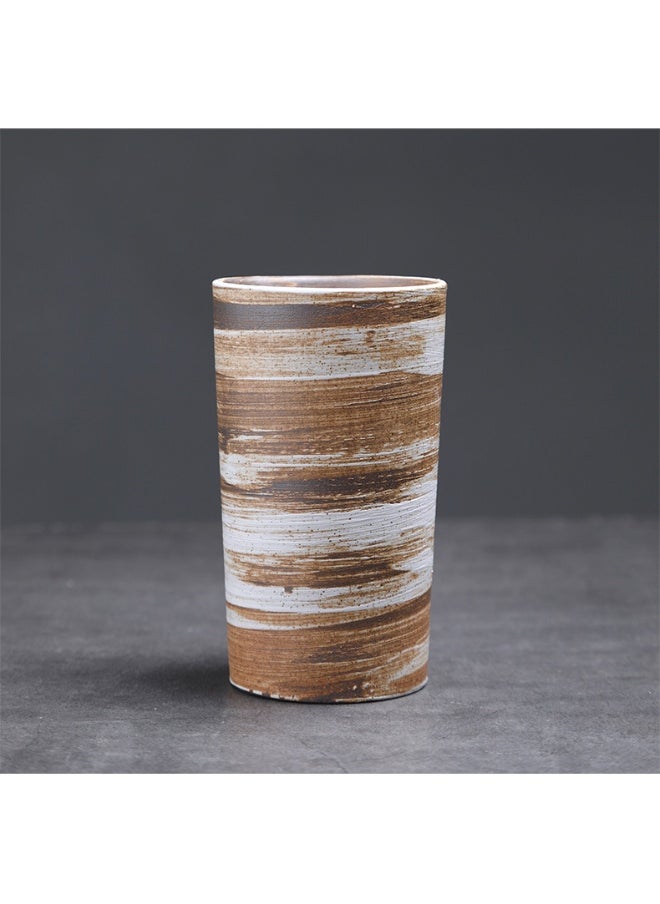Retro Creative Coarse Pottery Coffee Mug Niche Design Ceramic Kiln Tea Cup 220ml