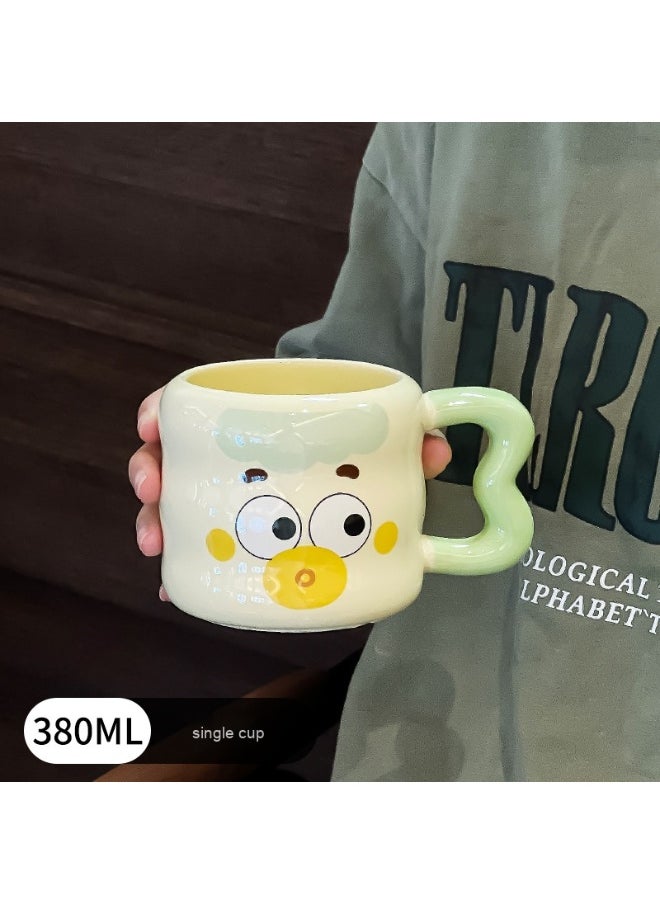 Personality Cute Clown Emoji Coffee Mug Ceramic Mug 380ml