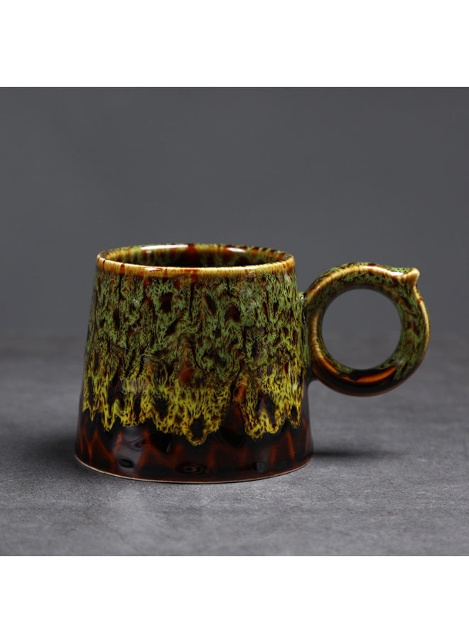 Retro Creative Coarse Pottery Coffee Mug Niche Design Ceramic Kiln Tea Cup 200ml