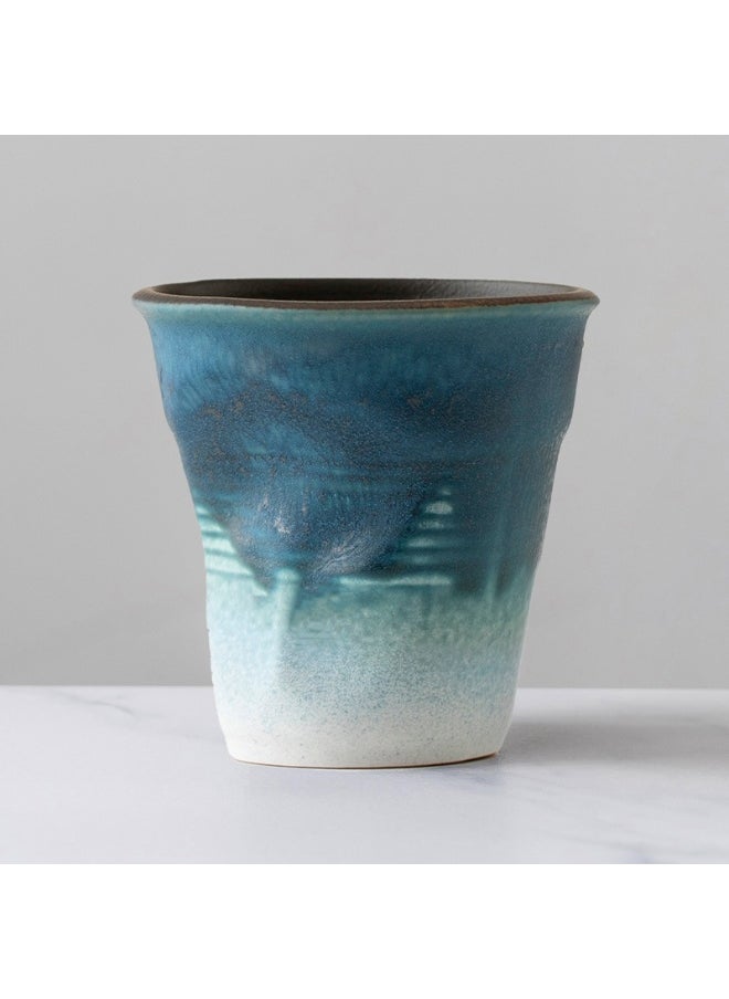 Retro Creative Coarse Pottery Coffee Mug Niche Design Ceramic Kiln Tea Cup 200ml