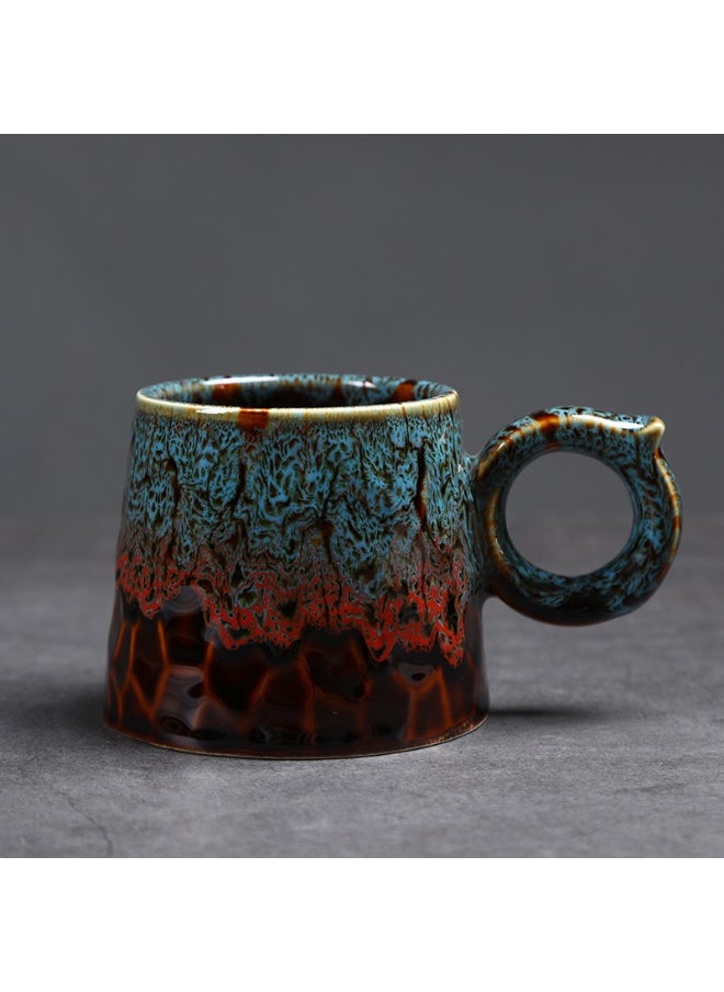 Retro Creative Coarse Pottery Coffee Mug Niche Design Ceramic Kiln Tea Cup 200ml