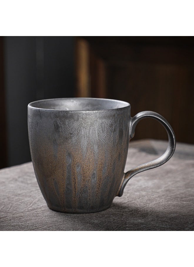 Retro Creative Coarse Pottery Coffee Mug Niche Design Ceramic Kiln Tea Cup