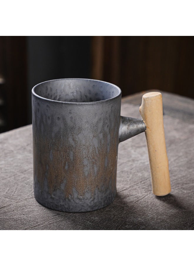 Retro Creative Coarse Pottery Coffee Mug Niche Design Ceramic Kiln Tea Cup