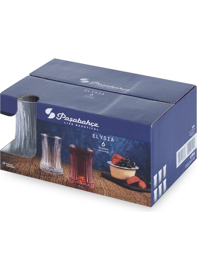 Elysia 6 Pcs Tea Glass 160CC