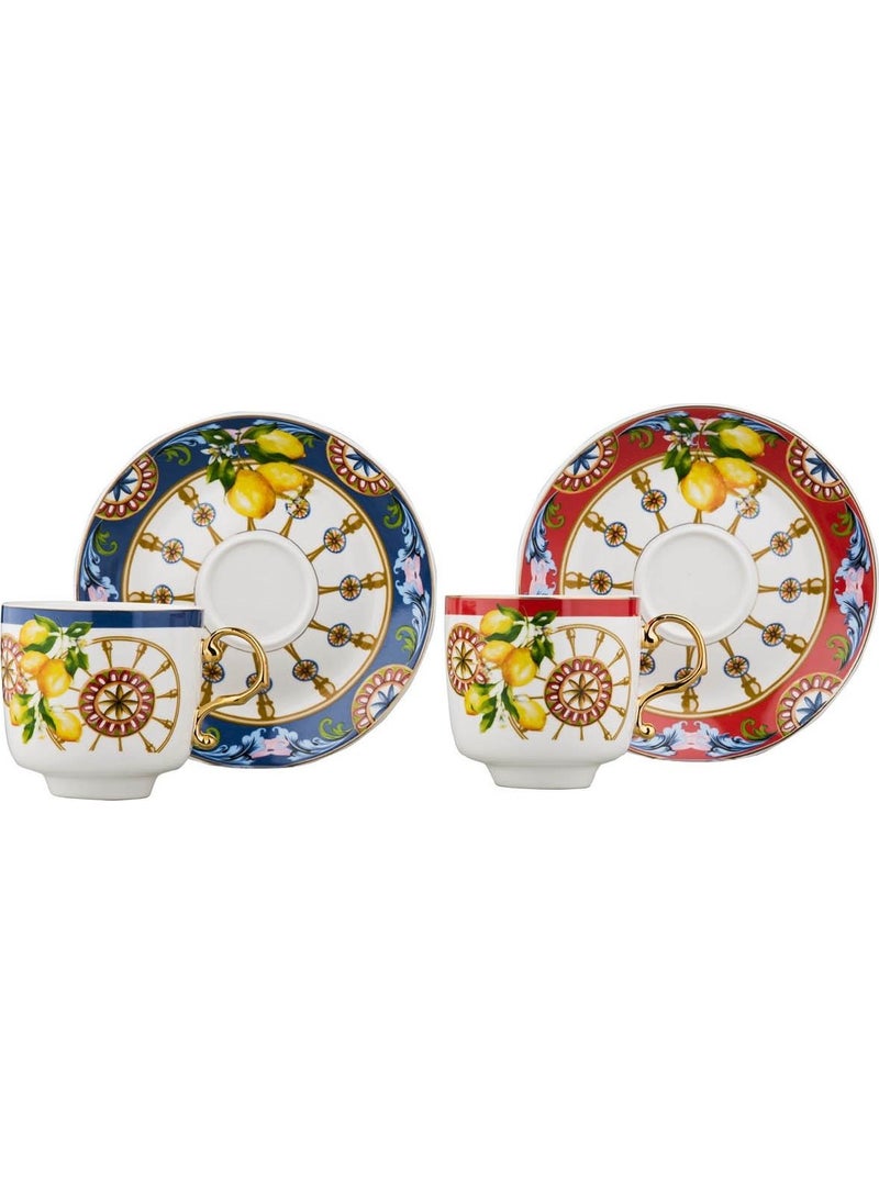 Lucky Art Lyeg 203 Harmony 6 Piece Bone Teacup