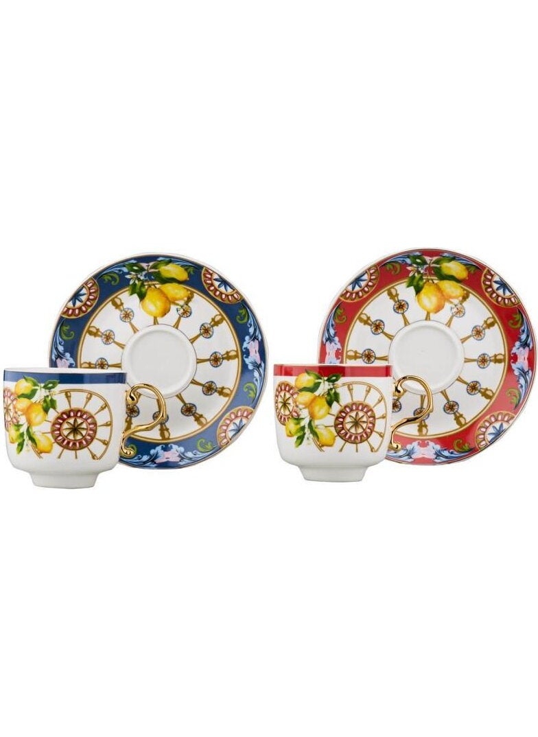 Lucky Art Lyeg 203 Harmony 6 Piece Bone Teacup