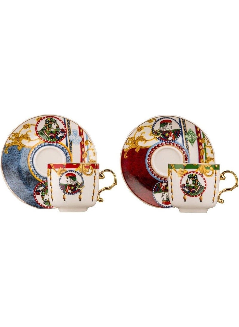 Lucky Art Lucky 6-Piece Bone Tea Cup Set Lyeg 185