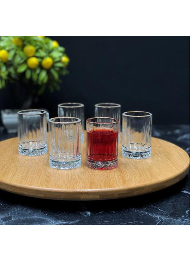 520242 Elysıa Coffee Glass Set of 6