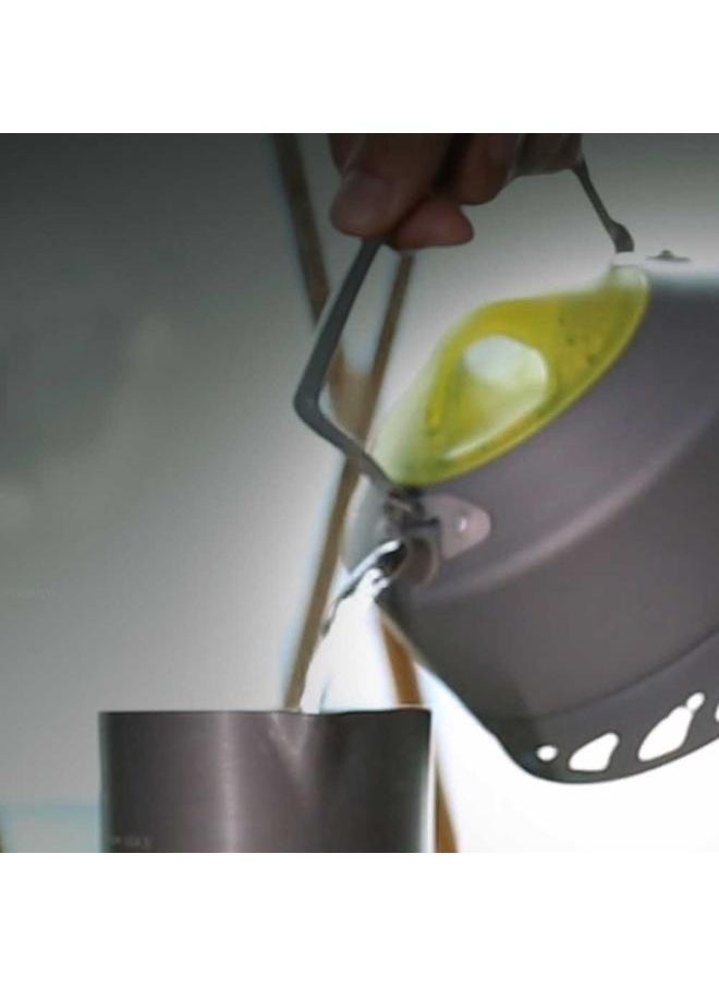 Camping Cookware Heat Collecting Exchanger Pot Aluminum Portbale