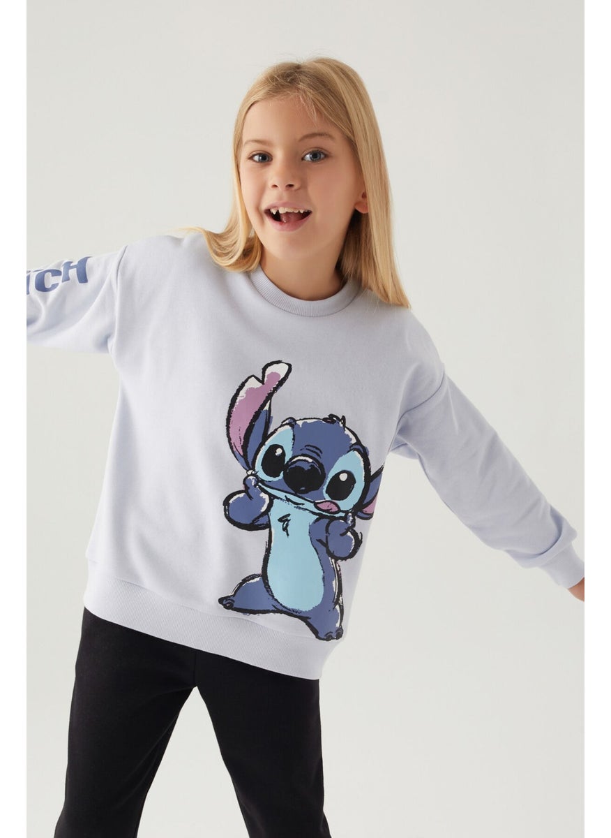 Puss Purple Girl Sweatshirt