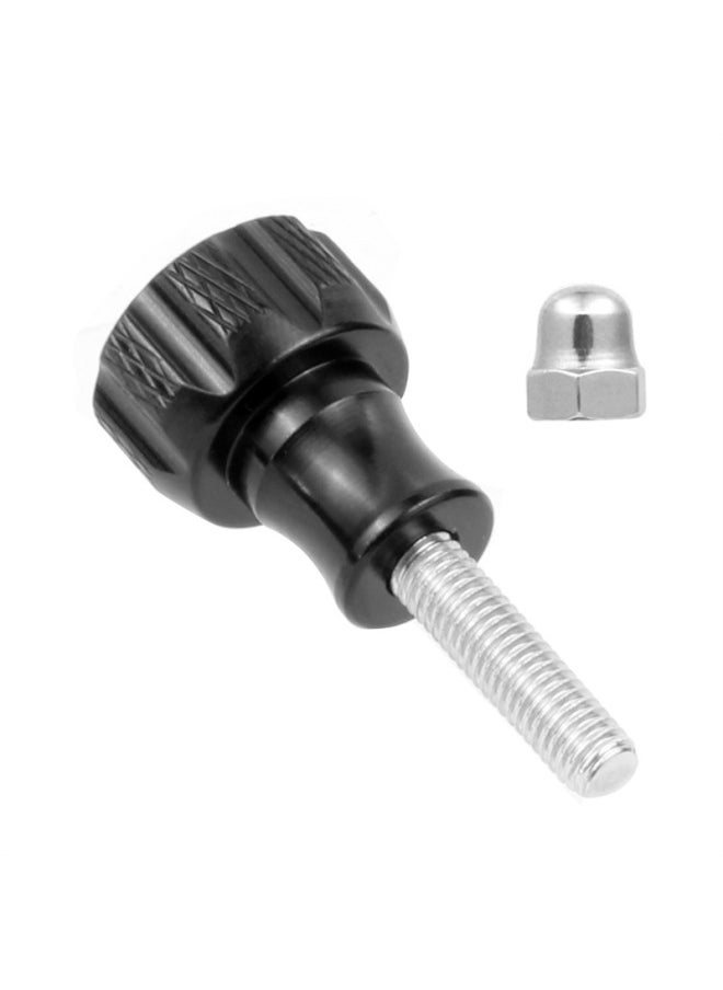 Aluminum Alloy Screw Accessories GoPro11 Series 360 Xinjiang Sports Camera Metal Long And Short Color Screw Nut-Color:Black-Short + Nut
