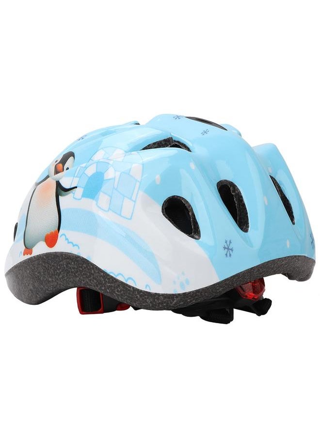 Kid Game Play Head Protector Cartoon Penguin​ Pattern Children Bicycle Helmet Roller Safe Hat