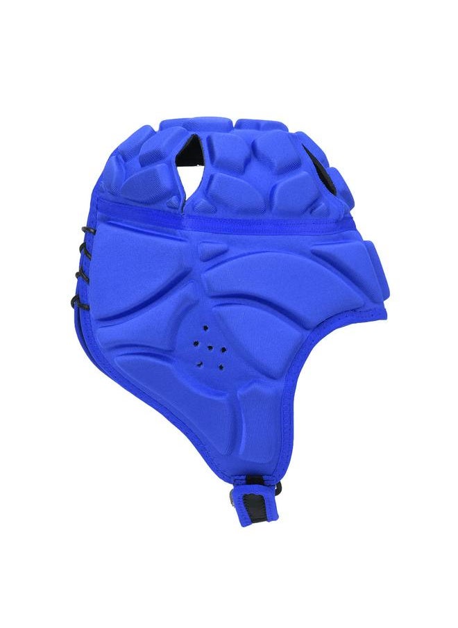 Professional Football Baseball Sports Helmet Rugby Goalie Roller Hat Head Guard ProtectorBlue L