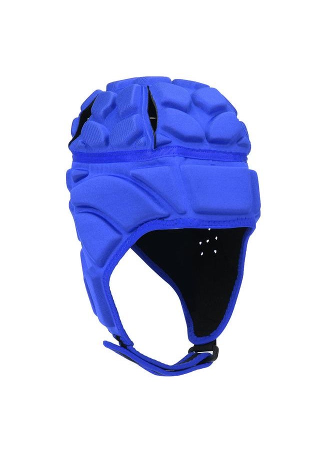Professional Football Baseball Sports Helmet Rugby Goalie Roller Hat Head Guard ProtectorBlue L