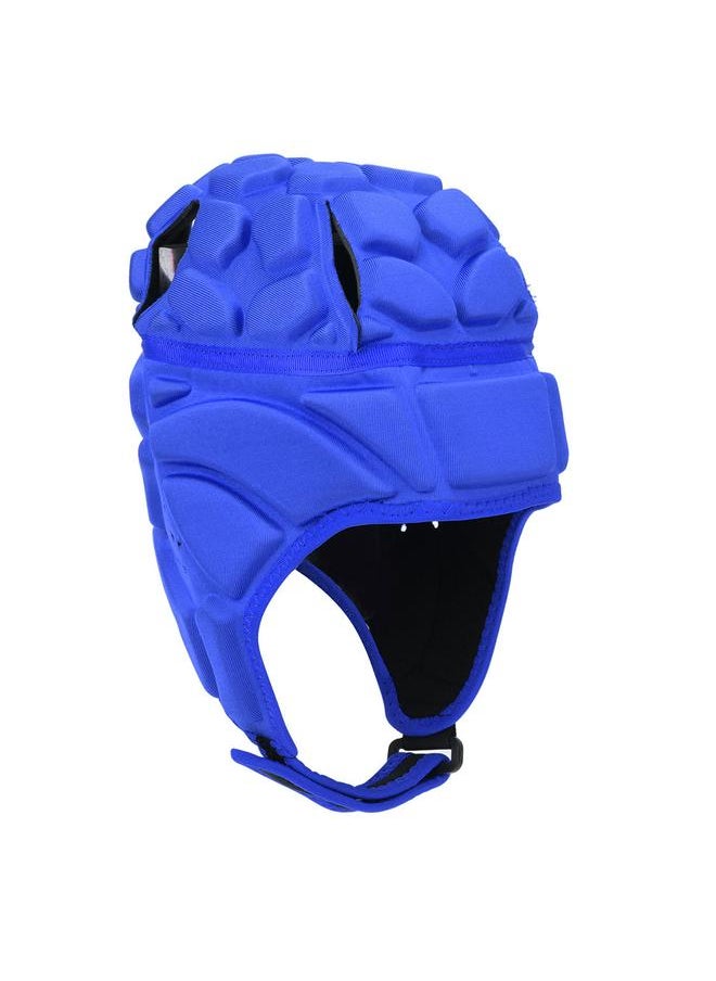 Professional Football Baseball Sports Helmet Rugby Goalie Roller Hat Head Guard ProtectorBlue L